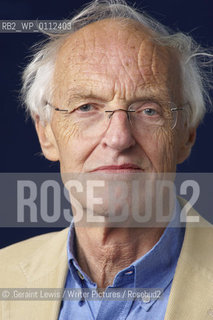 Michael Frayn, English playwright and author, at the Edinburgh International Book Festival, August 29, 2010..©.Geraint Lewis/Writer Pictures/Rosebud2