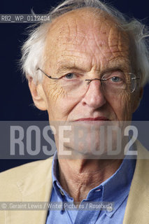 Michael Frayn, English playwright and author, at the Edinburgh International Book Festival, August 29, 2010..©.Geraint Lewis/Writer Pictures/Rosebud2