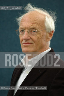 Writer and playwright Michael Frayn, author of The Human Touch at the Edinburgh International Book Festival 2007. ..Copyright©Pascal Saez/Writer Pictures/Rosebud2