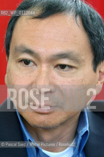 Writer Francis Fukuyama (author of The End of History) at the Edinburgh International Book Festival..Fukuyama is one of the worlds leading political and economic thinkers...Copyright©Pascal Saez/Writer Pictures/Rosebud2