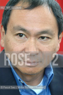 Writer Francis Fukuyama (author of The End of History) at the Edinburgh International Book Festival..Fukuyama is one of the worlds leading political and economic thinkers...Copyright©Pascal Saez/Writer Pictures/Rosebud2