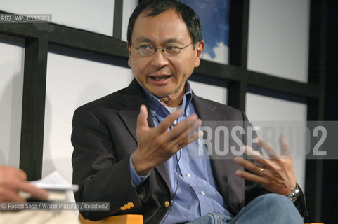 Writer Francis Fukuyama (author of The End of History) at the Edinburgh International Book Festival..Fukuyama is one of the worlds leading political and economic thinkers...Copyright©Pascal Saez/Writer Pictures/Rosebud2