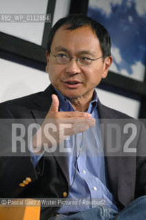 Writer Francis Fukuyama (author of The End of History) at the Edinburgh International Book Festival..Fukuyama is one of the worlds leading political and economic thinkers...Copyright©Pascal Saez/Writer Pictures/Rosebud2