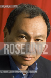 Writer Francis Fukuyama (author of The End of History) at the Edinburgh International Book Festival..Fukuyama is one of the worlds leading political and economic thinkers...Copyright©Pascal Saez/Writer Pictures/Rosebud2