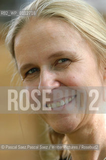 German childrens writer Cornelia Funke at the Edinburgh International Book festival 2004..Copyright©Pascal Saez.Pascal Saez/Writer Pictures/Rosebud2