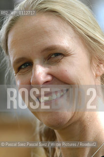 German childrens writer Cornelia Funke at the Edinburgh International Book festival 2004..Copyright©Pascal Saez.Pascal Saez/Writer Pictures/Rosebud2