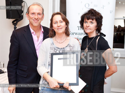 Hilary Menos, William Sieghart and Ruth Padel..©Graham Jepson/Writer Pictures/Rosebud2