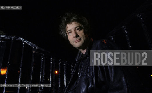 Author Neil Gaiman photographed outside at night in Edinburgh..Copyright©Neil Hanna/TSPL/Writer Pictures/Rosebud2