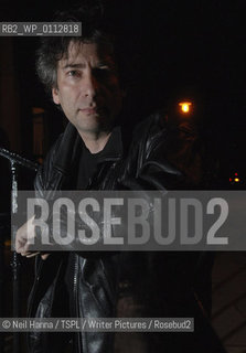 Author Neil Gaiman photographed outside at night in Edinburgh..Copyright©Neil Hanna/TSPL/Writer Pictures/Rosebud2