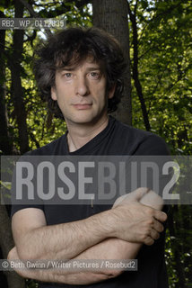 British writer Neil Gaiman at home in Minneapolis..Copyright©Beth Gwinn/Writer Pictures/Rosebud2