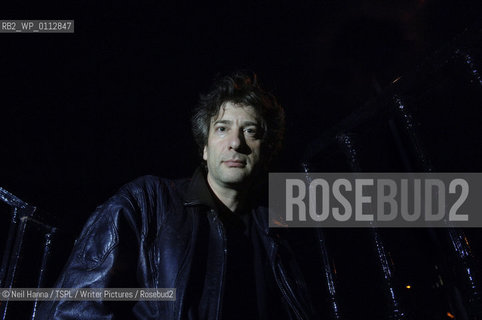 Author Neil Gaiman photographed outside at night in Edinburgh..Copyright©Neil Hanna/TSPL/Writer Pictures/Rosebud2
