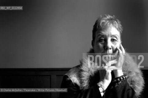 Poet and author Tess Gallagher pictured in her hotel during her stay in Belfast. ....Copyright©Charles McQuillan/Pacemaker/Writer Pictures/Rosebud2