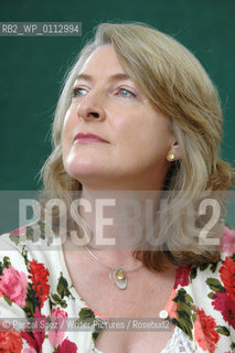 Scottish writer and poet Janice Galloway at the Edinburgh International Book Festival...Copyright©Pascal Saez/Writer Pictures/Rosebud2