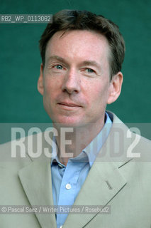 Writer and journalist Frank Gardner at the Edinburgh International Book Festival. Frank Gardner was shot at point blank range in Saudi Arabia whilst making a film about Al Qaeda...Copyright©Pascal Saez/Writer Pictures/Rosebud2