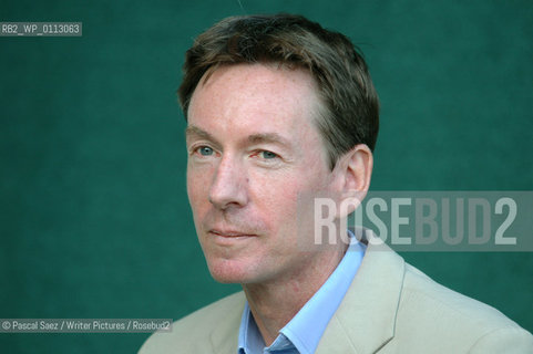 Writer and journalist Frank Gardner at the Edinburgh International Book Festival. Frank Gardner was shot at point blank range in Saudi Arabia whilst making a film about Al Qaeda...Copyright©Pascal Saez/Writer Pictures/Rosebud2
