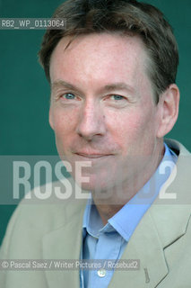 Writer and journalist Frank Gardner at the Edinburgh International Book Festival. Frank Gardner was shot at point blank range in Saudi Arabia whilst making a film about Al Qaeda...Copyright©Pascal Saez/Writer Pictures/Rosebud2
