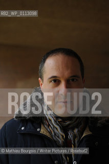 Alberto Garlini, author photographed in Paris. .copyright©Mathieu Bourgois/Writer Pictures/Rosebud2