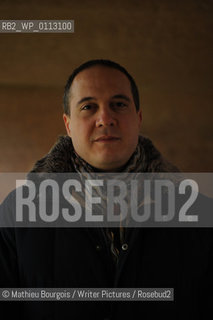 Alberto Garlini, author photographed in Paris. .copyright©Mathieu Bourgois/Writer Pictures/Rosebud2