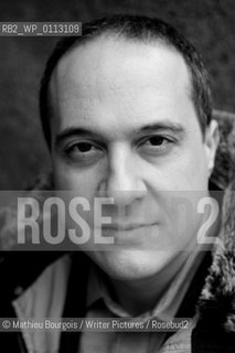 Alberto Garlini, author photographed in Paris. .copyright©Mathieu Bourgois/Writer Pictures/Rosebud2