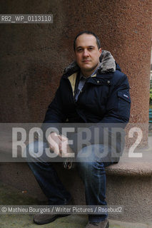Alberto Garlini, author photographed in Paris. .copyright©Mathieu Bourgois/Writer Pictures/Rosebud2