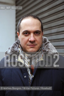 Alberto Garlini, author photographed in Paris. .copyright©Mathieu Bourgois/Writer Pictures/Rosebud2