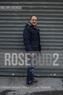 Alberto Garlini, author photographed in Paris. .copyright©Mathieu Bourgois/Writer Pictures/Rosebud2