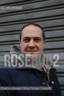 Alberto Garlini, author photographed in Paris. .copyright©Mathieu Bourgois/Writer Pictures/Rosebud2