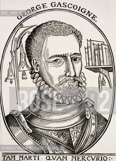 George Gascoigne (1525-77).English poet and dramatist.copyright©NMG/Writer Pictures/Rosebud2