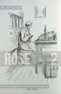 Illustration from Gaskells novel Cranford by Hugh Thomson..Copyright©Graham Jepson/Writer Pictures/Rosebud2