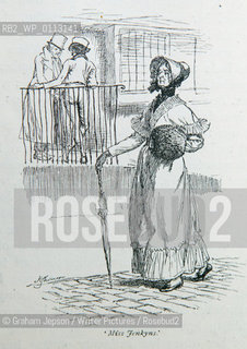 Illustration from Gaskells novel Cranford by Hugh Thomson..Copyright©Graham Jepson/Writer Pictures/Rosebud2