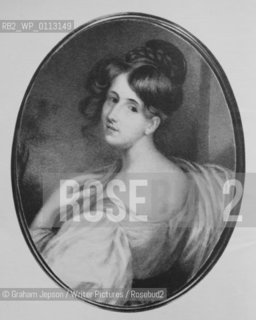 Elizabeth Gaskell (nee Stevenson) as a young woman.Copyright©Graham Jepson/Writer Pictures/Rosebud2