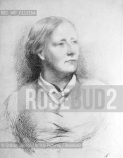 Elizabeth Gaskell 1854 by Samuel Lawrence.Copyright©Graham Jepson/Writer Pictures/Rosebud2