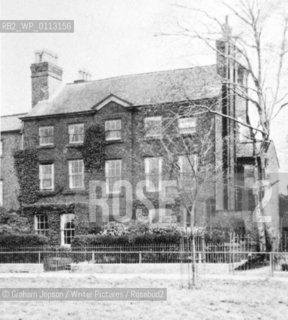 Heathside, Elizabeth Stevensons (later Gaskell) childhood home.Copyright©Graham Jepson/Writer Pictures/Rosebud2