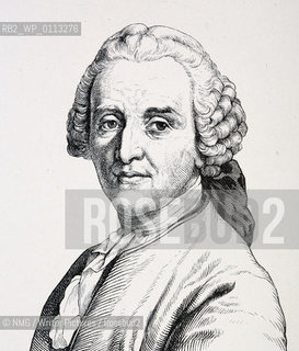 Christian Furchtegott Gellert (1715-69) German poet..Copyright©NMG/Writer Pictures/Rosebud2