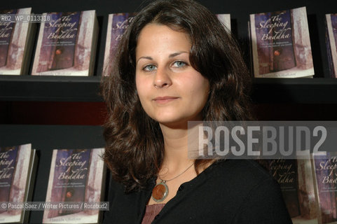 Canadian-Afghan writer and journalist Hamida Ghafour, author of The Sleeping Buddha at the Edinburgh International Book Festival 2007. ..Copyright©Pascal Saez/Writer Pictures/Rosebud2