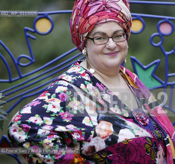 Canadian-Afghan writer and journalist Hamida Ghafour, author of The Sleeping Buddha at the Edinburgh International Book Festival 2007. ..Copyright©Pascal Saez/Writer Pictures/Rosebud2