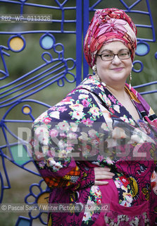Canadian-Afghan writer and journalist Hamida Ghafour, author of The Sleeping Buddha at the Edinburgh International Book Festival 2007. ..Copyright©Pascal Saez/Writer Pictures/Rosebud2