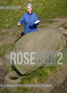 Valerie Gillies, Scottish poet and non-fiction writer, photographed next to St Anthony’s Well in Holyrood Park, Edinburgh, which features in her books, March 19, 2008...Copyright©Ian Georgeson TSPL/Writer Pictures/Rosebud2