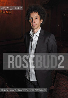 US thinker and commentator Malcolm Gladwell pictured at the Lyceum theatre prior to his one off talk 24th November 2008 ..copyright©Nick Cunard/Writer Pictures/Rosebud2