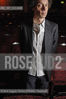 US thinker and commentator Malcolm Gladwell pictured at the Lyceum theatre prior to his one off talk 24th November 2008 ..copyright©Nick Cunard/Writer Pictures/Rosebud2
