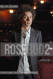 US thinker and commentator Malcolm Gladwell pictured at the Lyceum theatre prior to his one off talk 24th November 2008 ..copyright©Nick Cunard/Writer Pictures/Rosebud2