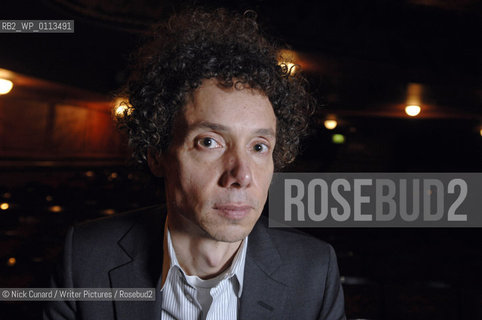 US thinker and commentator Malcolm Gladwell pictured at the Lyceum theatre prior to his one off talk 24th November 2008 ..copyright©Nick Cunard/Writer Pictures/Rosebud2