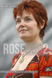 Writer Lesley Glaister, author of Nina Todd Has Gone, at the Edinburgh International Book Festival 2007. ..Copyright©Pascal Saez/Writer Pictures/Rosebud2