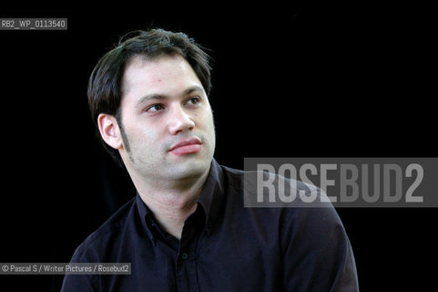 13 August 2005-Edinburgh, UK-Scottish writer Rodge Glass, author of novel No Fireworks at the Edinburgh International Book Festival..Copyright©Pascal S/Writer Pictures/Rosebud2