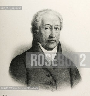 Johann Wolfgang Goethe (1749-1832).German writer..Copyright©NMG/Writer Pictures/Rosebud2