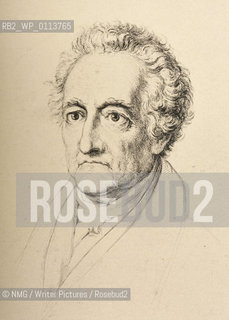 Johann Wolfgang Goethe (1749-1832).German writer..Copyright©NMG/Writer Pictures/Rosebud2