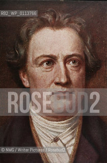 Johann Wolfgang Goethe (1749-1832).German writer..Copyright©NMG/Writer Pictures/Rosebud2