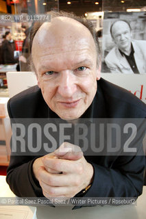 French writer Guy Goffette at the Salon du Livre (Book Fair) in Paris, March 2006..Copyright©Pascal Saez.Pascal Saez/Writer Pictures/Rosebud2