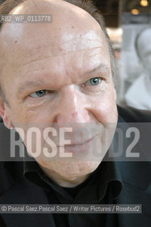 French writer Guy Goffette at the Salon du Livre (Book Fair) in Paris, March 2006..Copyright©Pascal Saez.Pascal Saez/Writer Pictures/Rosebud2