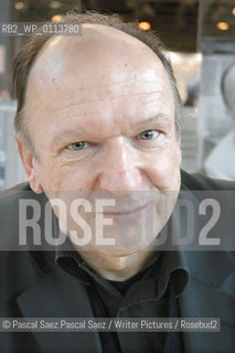 French writer Guy Goffette at the Salon du Livre (Book Fair) in Paris, March 2006..Copyright©Pascal Saez.Pascal Saez/Writer Pictures/Rosebud2
